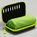 Camping Cooling Towels with EVA Case, Compact & Portable Travel Ice Towel Quick Dry Towels for Sports Gym, Hiking and Yoga.