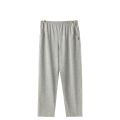 Men Pajama Trousers Home Trousers Autumn and Winter Cotton Pajama Pants Large Size Plus Pocket Elastic Waist Sleeping Pants. 