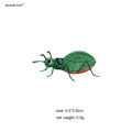 1 Piece Cute Ladybird Beetle Stick on Embroidery Fabric Stickers Cartoon Animal Self-adhesive Clothes DIY Accessories. 