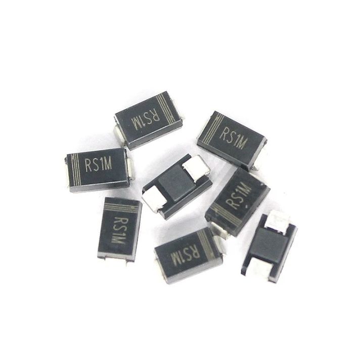 50Pcs RS1M Ractifier Diode 1A 1000V Ultra Fast Recovery