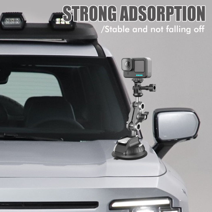 Car%20Suction%20Cup%20Phone%20Action%20Camera%20Holder%201/4%20Inch%20Action%20Camera%20Dash%20Cam%20Phone%20Car%20Mount%20Suitable%20for%20DJI/Shadowstone%20Insta360%20-%20Image%203