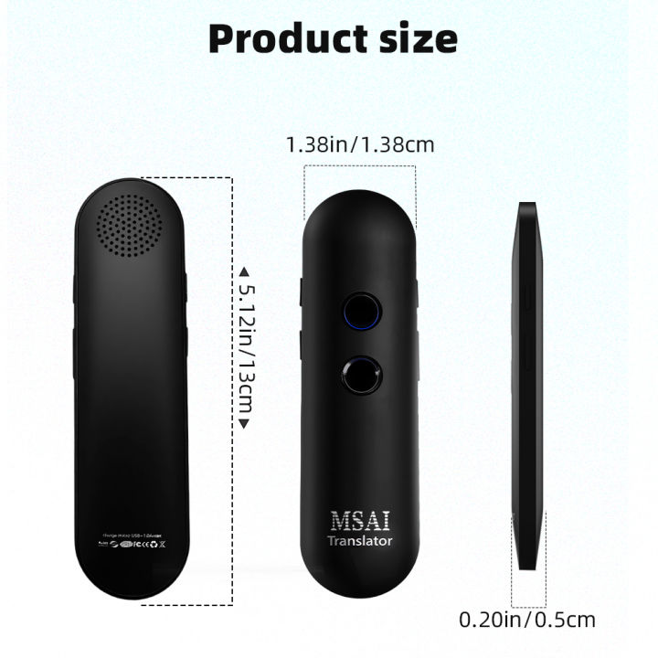 MSAI%20T4%20Smart%20Voice%20Translator%20131%20Languages%20Bluetooth%20APP%20122%20Languages%20Photo%20Translation%20Real-Time%20Two-Way%20for%20Travel%20Business%20-%20Image%205