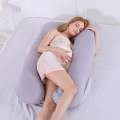 U-Shaped Maternity Pillow For pregnant woman - 100% Premium Quality Full Body Support Filled With Ball Fiber. 