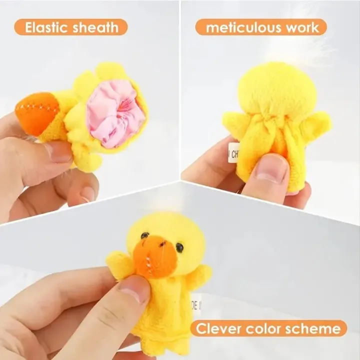 1/5/10%20Pcs%20Cartoon%20Hand%20Doll%20Finger%20Puppet%20Baby%20Children%20Story%20Early%20Education%20Soothing%20Doll%20Plush%20Toy%20-%20Image%204