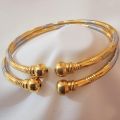 China gold plated beautiful degain adjustable bangle/churi/braclate for women.