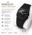 Arabic Dial Watch for Men Waterproof Quartz Wrist Watch Black Band Luxury Business Casual Fashion Watch 2025 Multiple Color. 