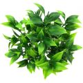 7 branches green artificial plants for garden grass orange leaves faux plant for home decoration. 