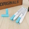 Water Soluble Disappearing Pen Stitch Marker Draw Grid on Fabric Embroidery Temporary Water Erasable Marking Refills Sewing Tool.