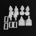 4x Toilet Seat Hinge Bolts Replacement Screws Fixing Fitting Kit Repair Tools. 