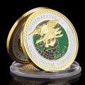 United States Naval Special Warfare Command Navy Seals Collectible Golden Plated Souvenir Coin Commemorative Coin Challenge Coin. 