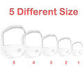 5pcs/set Transparent Beard Styling Tool And Shaving Template For Men Mustache Styling Shaper.