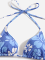 European and American Swimsuit Skirt Bikini Three-Piece Set.
