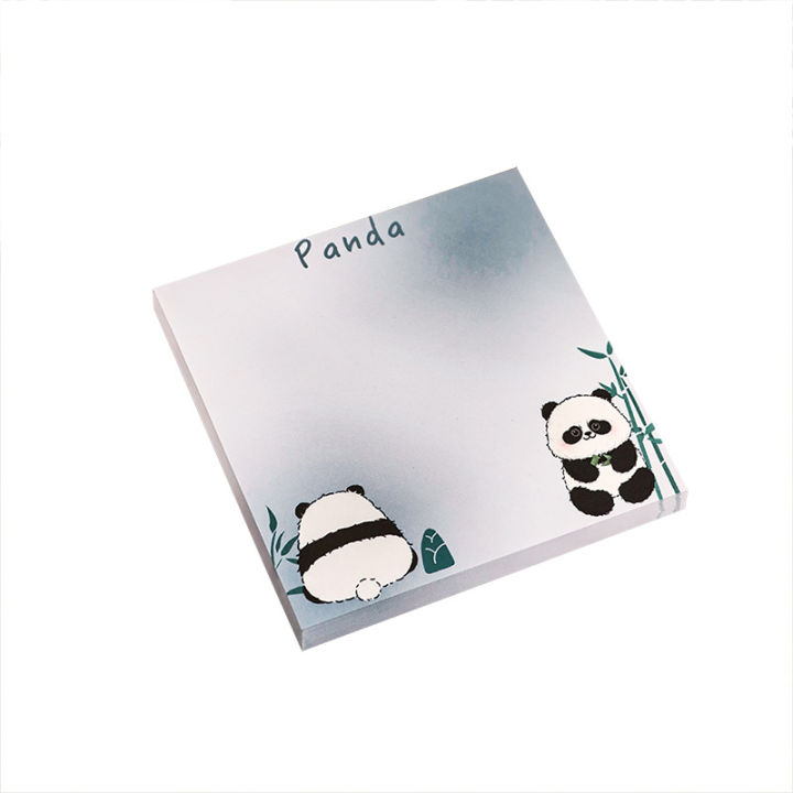 50sheets Cartoon Panda Sticky Notes Students Can Stick High-value Memo ...