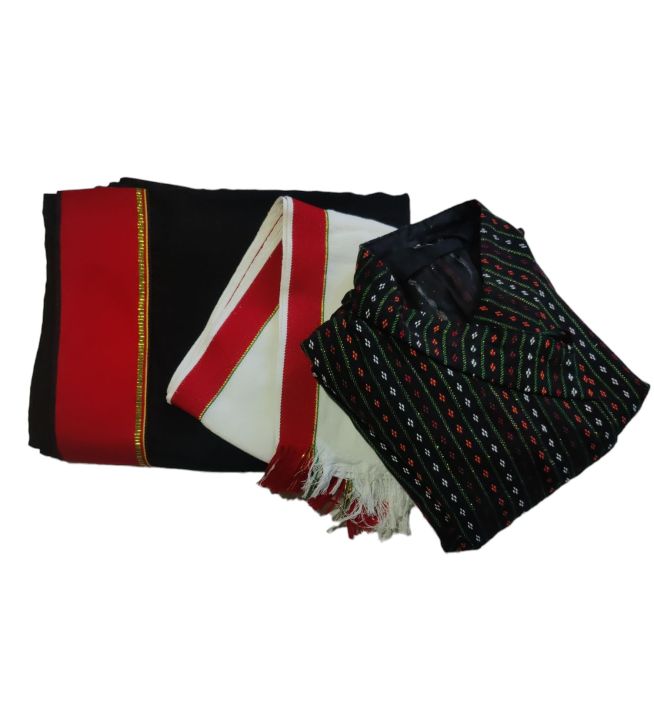 Newari Dress Combo For Women ( Blouse, Saree And Swal Available)