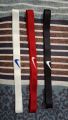 3 pcs Women Men Elastic Sports Football Yoga Hairband Headband Hair Rope ( Red and Black and white ).