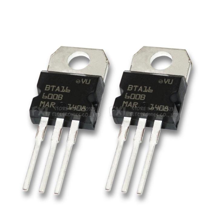 10pcs BTA16-600B BTA16-600 TO-220 TO220 BTA16 600V 16A TRIACS New ...