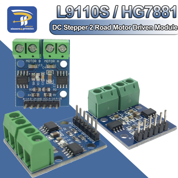 L9110 L9110S / HG7881 HG7881CP Two Road Motor Driven Module For Arduino 2 Channel DC Stepper Motor Driver Board H Bridge