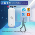 ZigBee 3.0 Human Motion Sensor Tuya 10G Mmwave Radar Temperature Humidity Sensor Security Burglar Works With Home Assistant.