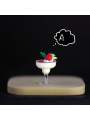 1:12 Scale Miniature Simulation Goblet Yogurt & Ice Cream Cup Dollhouse Accessories Scene Ornaments.