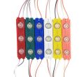3 LED Module 12V DC LED 5pcs Red, Blue, Green, yellow, pink, white, wharm white 5 pcs. 