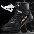 Men's Boxing Shoes Top Quality Fighting Classic Training Wrestling Shoes Top Quality Sneakers Women's Sports Boxing Boots Sneake. 