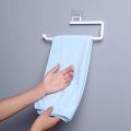 Toilet Paper Holder Kitchen Self-Adhesive Towel Holder Toilet Paper Holder Bathroom Accessories Cabinet Paper Roll Shelf Tissue Storage Hanger 1pcs Holder (Color : White 11 inches ). 