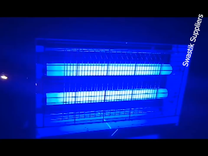 Dual Led Tube Electric Mosquito Fly Insect Killer Bug Zapper Trap Lamp ...