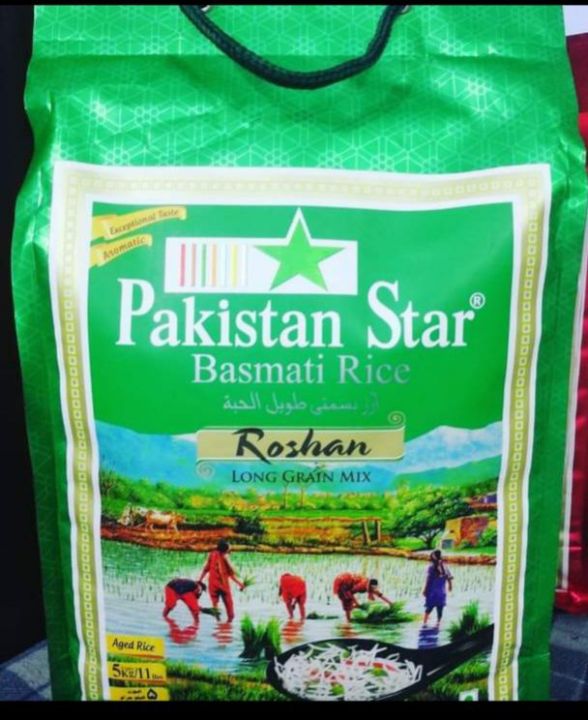 Pakistan star Roshan Basmati rice 25kg (export quality)