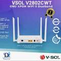 VSOL 5G Dual Band Fibre Router XPON 4-Antenna V2802CWT 2GE+WiFi5 ONU. 
