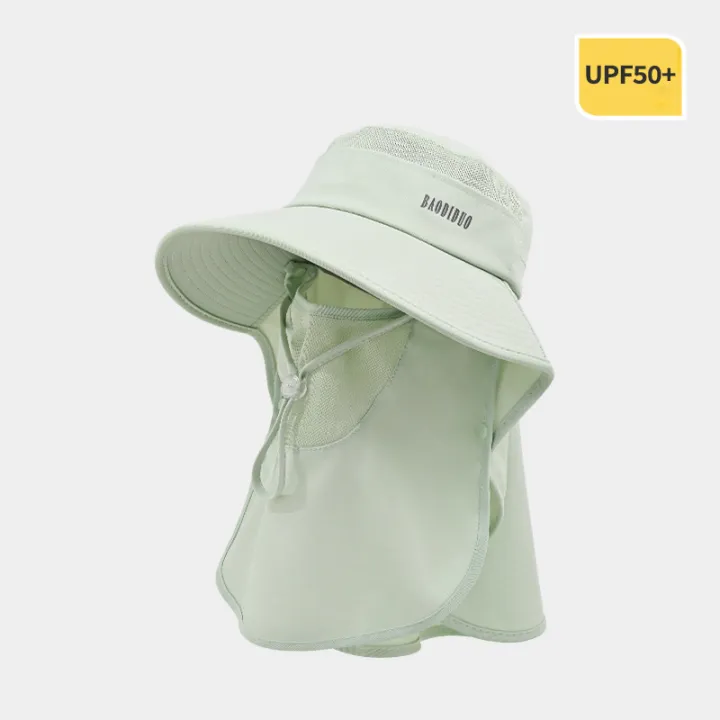 Summer%20Women%20Large%20Brim%20UV%20Protection%20Fisherman%20Hat%20with%20Leaking%20Ponytail%20Waterproof%20Bucket%20Hat%20Outdoor%20Breathable%20Sunscreen%20Cap%20-%20Image%208