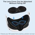 7in1 VR Accessories Kits for Meta Quest 3 Silicone Protective Cover VR Headset Lens Cap Protection Case for Meta Quest 3.