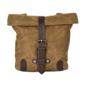 Satchel Vintage Motorcycle Side Bag Waterproof Oil Wax Canvas Hanging Bag for Small E-bike Hanging Toolkit. 