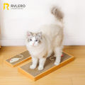 Splicing Cat Scratch Pad Hard Scratch Resistant Teaser Cat Toy Corrugated Cardboard Scratcher Carton Grinding Claws To Play Rest. 