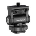 Minifocus DSLR Camera Monitor Mount 180° Tilt Adjustable Monitor Holder Flash LED Fill Light with Cold Shoe for   . 