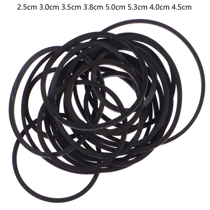 20Pcs/set Mix Cassette Tape Replacement CD DVD Cassette Tape Recorder Turntable Strap Belt For CD-ROM Video Machines