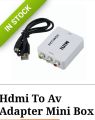 Hdmi To Av Adapter Mini Box 1080p. 