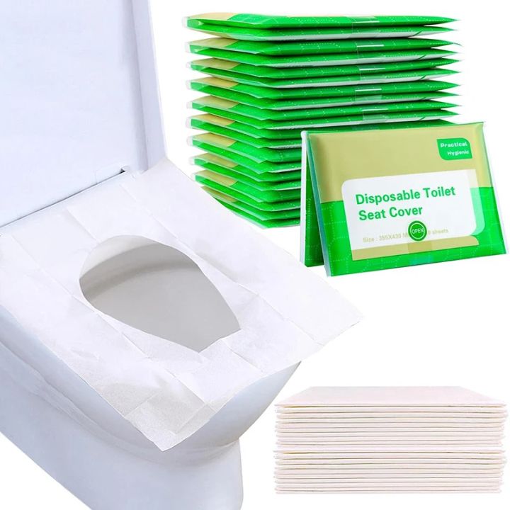 10/30/50PCS Disposable Toilet Seat Cover Paper Toilet Seat Covers