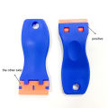 Reusable Plastic Razor Scraper for Removing Car Labels Stickers Glue Decals on Glass Windows No Scratches. 