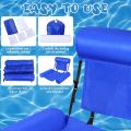 OPHIDIAN  Inflatable hammock foldable dual-purpose backrest floating water play lounger floating bed sofa water floating rows. 
