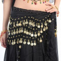 Belly dance oriental belly dance costumes Belt Women 140cm Sequins Tassels Chiffon Hip Scarf for Thailand India Arab dance Belts.