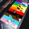 Computer Mouse Pad Pokemon Jigglypuff Gaming MousePad Edge White XXL Large Mouse pad Gamer keyboard pad PC Desk Mat tapis souris. 