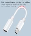 USB C to 3.5mm Audio Headphone Jack Adapter,USB C Dongle Cord Cable Compatible with iPhone 17/16/15,  S25S24- White. 
