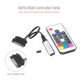 RGB LED Controller 12V SATA RF Wireless Remote Control SATA Large 4Pin RGB LED Strip Controller for PC Computer Case Lighting. 