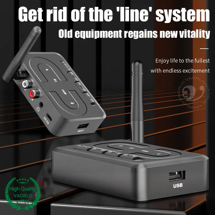 VAORLO%20Bluetooth%206.0%20Audio%20Receiver%203.5mm%20AUX%20RCA%20With%20Mic%20HIFI%20Stereo%20Wireless%20Adapter%20Support%20USB%20U-Disk%20For%20Car%20Speaker%20Amp%20-%20Image%202