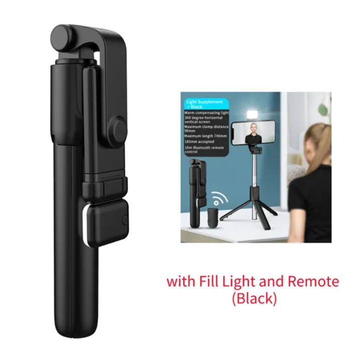 Foldable%20Selfie%20Stick%20Portable%20Mini%20Tripod%20360%20Rotation%20Selfie%20Stick%20With%20Detachable%20Wireless%20Bluetooth%20Remote%20For%20iPhone%20%20-%20Image%207