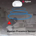 3 In 1 ZigBee 24G MmWave Radar Human Body Presence Motion Sensor +PIR Infrared+illuminance Dectection Home Automation For Z2M. 