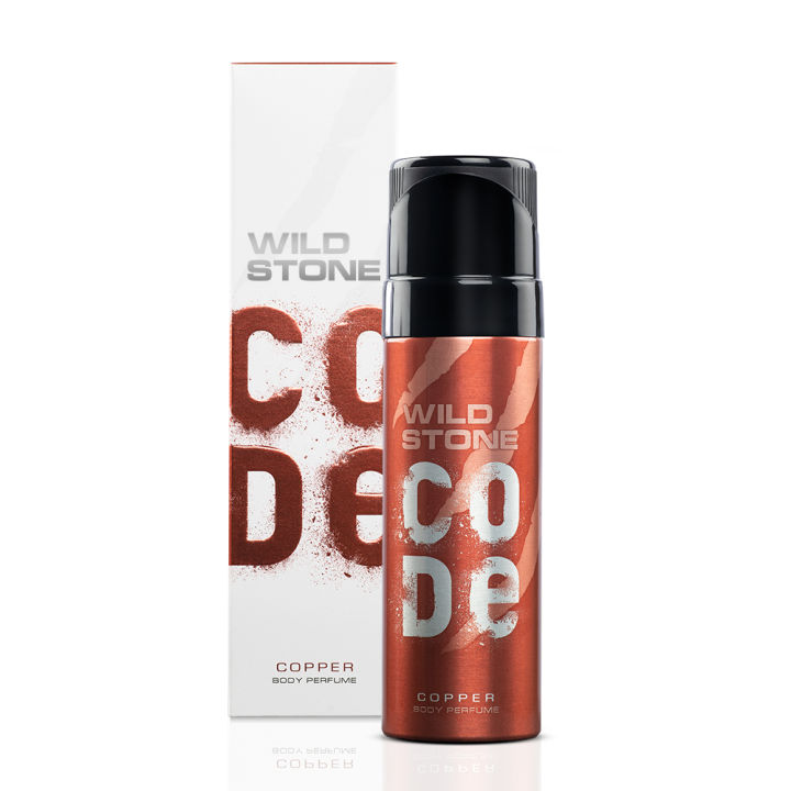 Indian Product Wild Stone Code Cooper Body Perfume Spray No Gas For Men 120 Ml