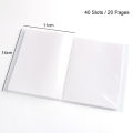 40 Slots Nail Stickers Album Sticker Storage Transparent Shelves Box For Collecting Nail Sliders Container Manicure Accessories. 