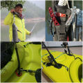 Goture 3pcs Fishing Lanyard 12cm/15cm/18cm Boating Fishing Rope Retractable Coiled Tether with Carabiner for Pliers Lip Grips. 