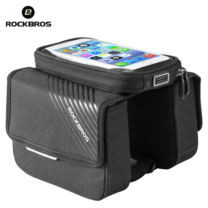ROCKBROS%20Bicycle%20Cell%20Phone%20Bag%20Screen%20Touching%20Bike%20Front%20Top%20Tube%20Bag%20Detachable%20Large%20Capacity%20Cycling%20Phone%20Storage%20Bag%20-%20Image%202